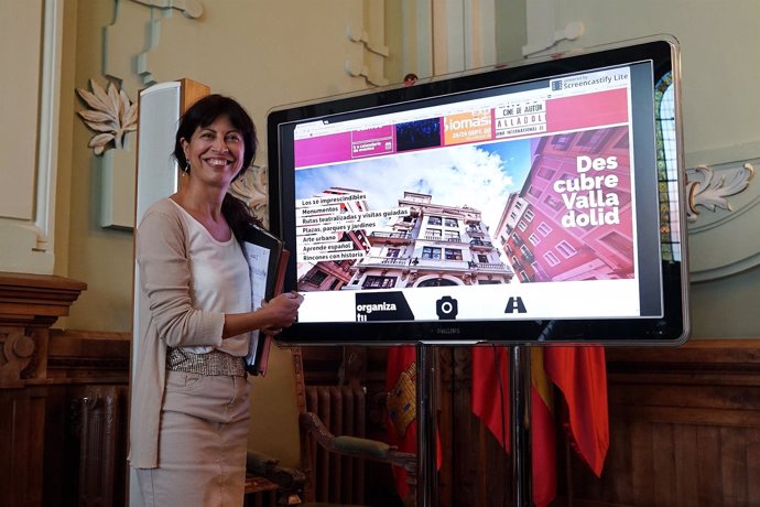 Redondo presenta la nueva web de Cultura y Turismo de Valladolid