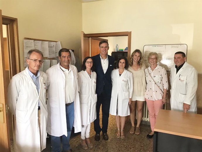 Visita del cardiólogo Eric Topol al Hospital Reina Sofía de Tudela