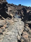 Sendero en la cumbre del Teide