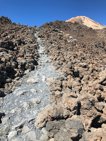 Sendero en la cumbre del Teide
