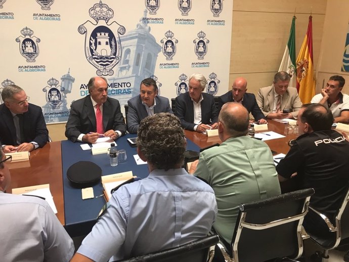 La Junta Local de Seguridad extraordinaria en Algeciras