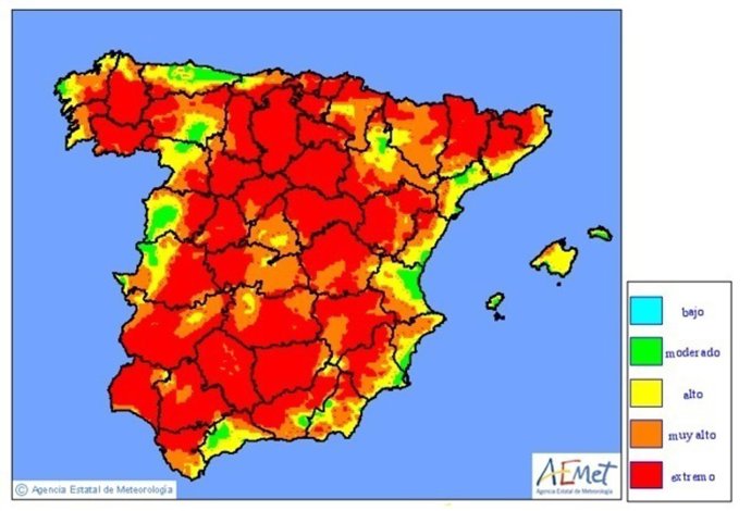 Riesgo de incendios