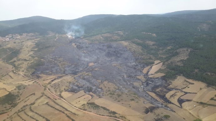 El incendio de Bronchales está estabilizado.