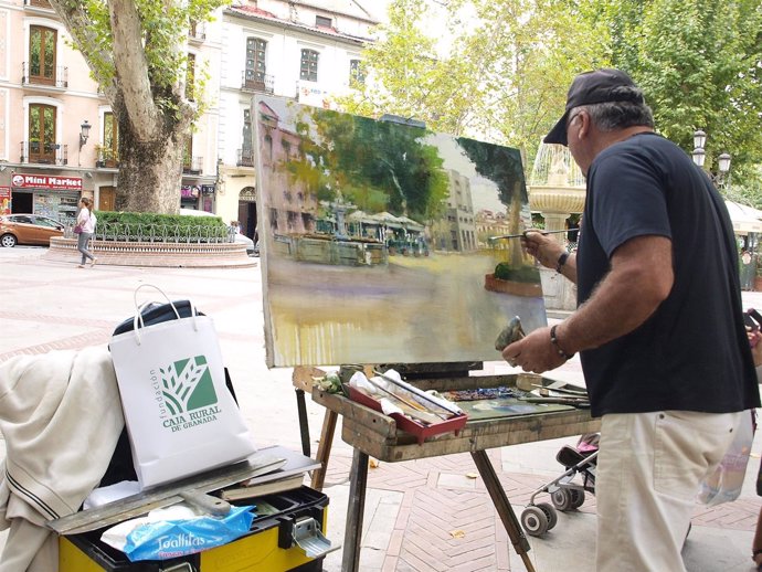 Certamen de pintura rápida de Caja Rural