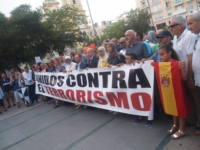 Manifestación en Ceuta contra el terrorismo      