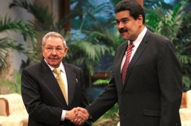 Castro y Maduro