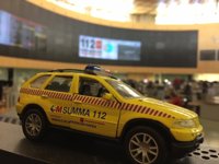 Muere un motorista de 40 años tras colisionar con una señal de tráfico en Orusco de Tajuña