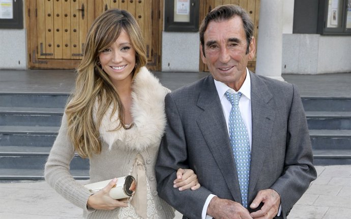 Dámaso González amb la seva filla Marta
