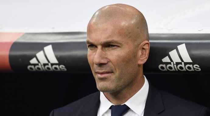 El entrenador del Real Madrid, Zinédine Zidane