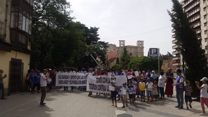 Manifestación en Chiloeches