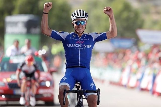 Julian Alaphilippe (Quick Step) gana la octava etapa de La Vuelta