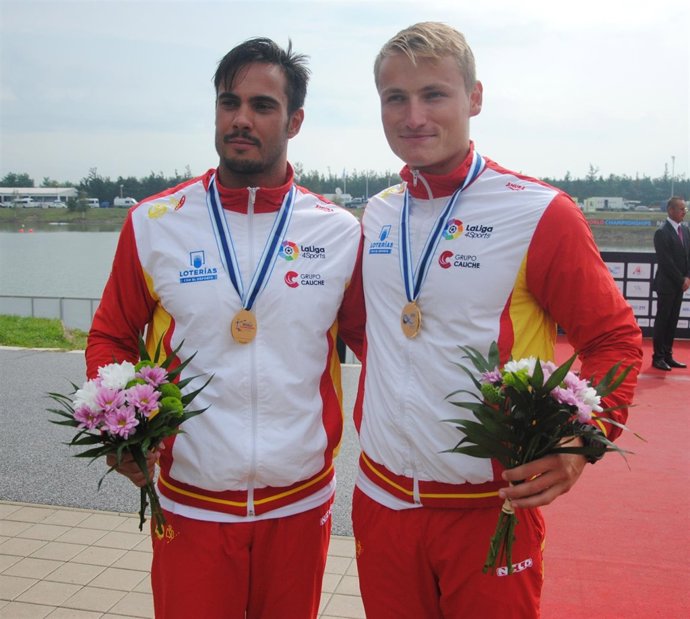 El palista español Marcus Cooper Walz