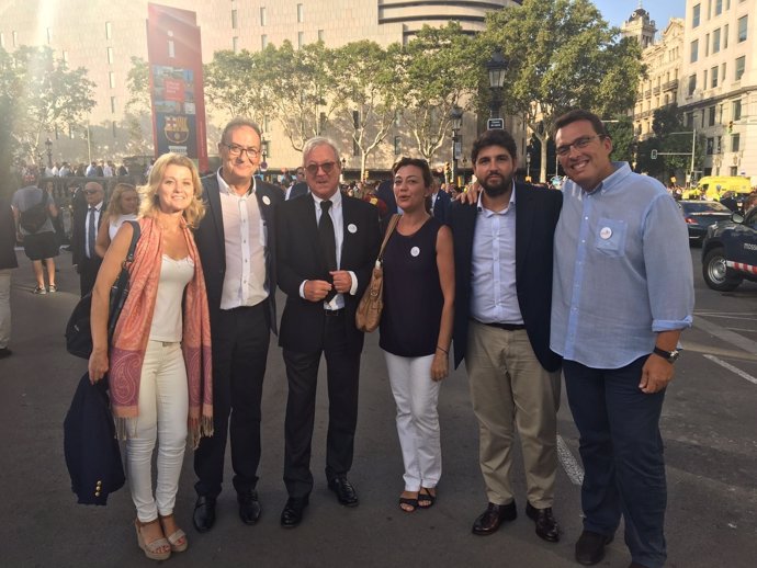 La delegación del PP murciano en Barcelona