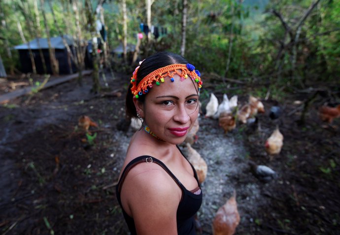 Patricia, a member of the 51st Front of the Revolutionary Armed Forces of Colomb