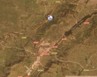 Un incendio próximo a Plasencia (Cáceres) mantiene cortada la carretera N-630