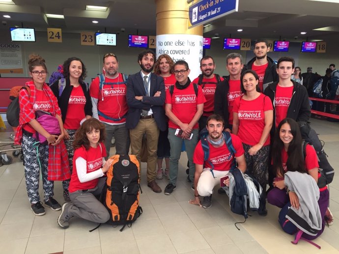 Cooperantes de la ONG de Castellón