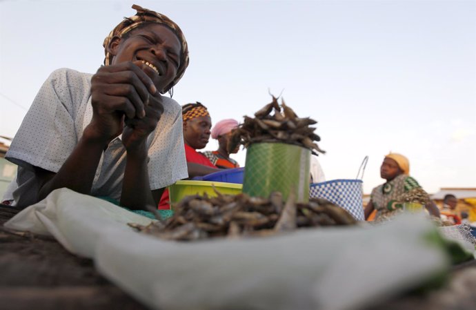 Una mujer de Tanzania