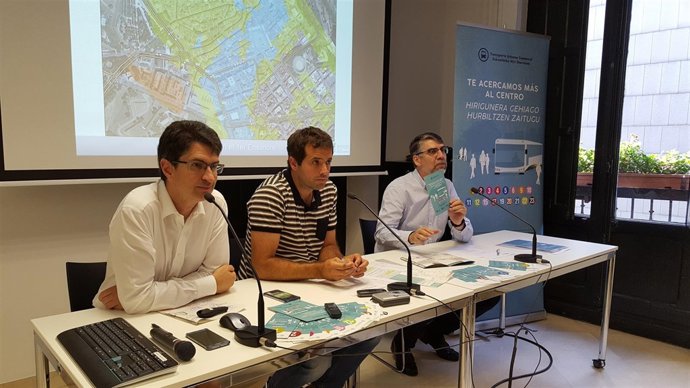 Jesús Velasco, Aritz Ayesa y Arturo Ruiz de Azagra.