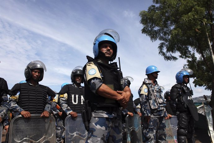 'Cascos Azules' de la UNMISS, en una imagen de archivo