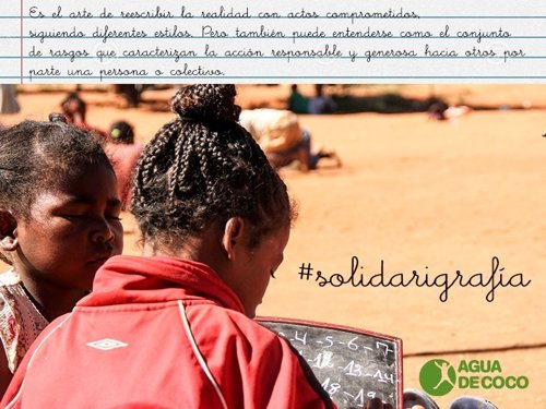 Agua de Coco, campaña de escolarizacion, magadascar y camboya 