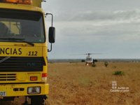 270 personas trabajan contra el fuego de Fermoselle, que continúa en nivel 2