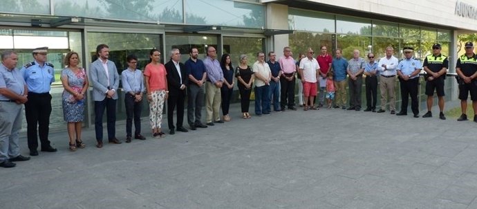 Minut de silenci a Salou per cinc morts en accident de trànsit