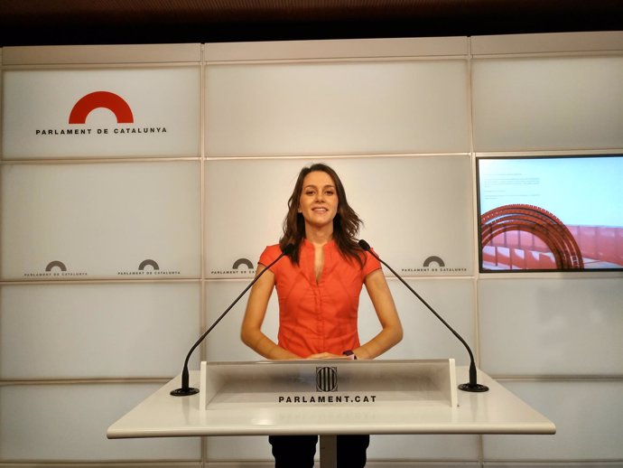 La líder de Cs en el Parlament, Inés Arrimadas