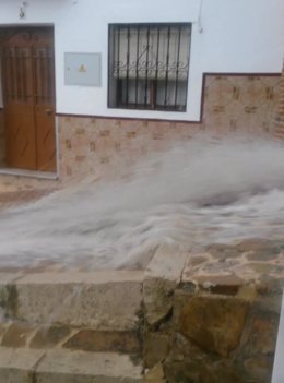 Indundaciones, agua, Cañete, Málaga 