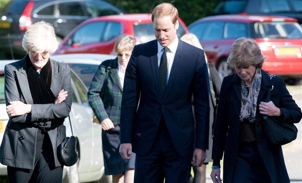 Lady Sarah, príncipe William y Lady Jane