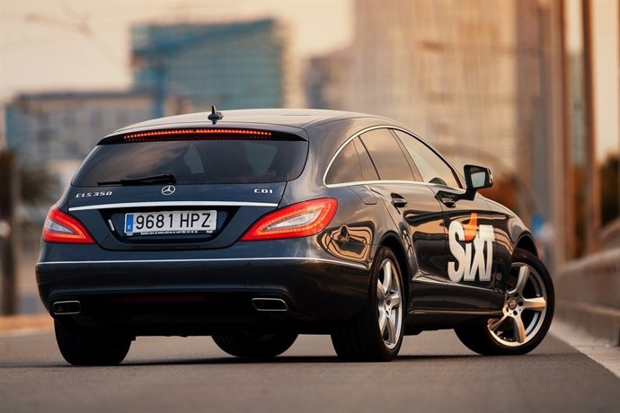 Vehicle de lloguer de Sixt