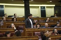 Rufián (ERC) dice que si el 1-O se vota sí, se constituirá la Republica, y si no, habrá autonómicas