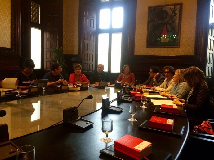 Reunió de la Mesa  del Parlament