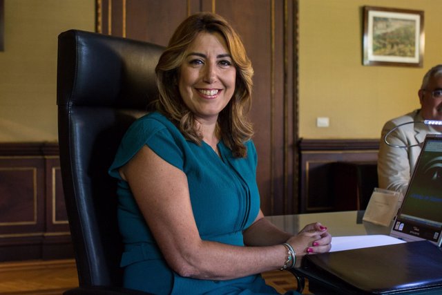 La presidenta de la Junta de Andalucía, Susana Díaz