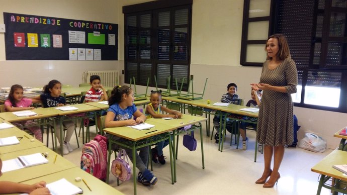 La consejera de Educación del Gobierno de Aragón, Mayte Pérez.