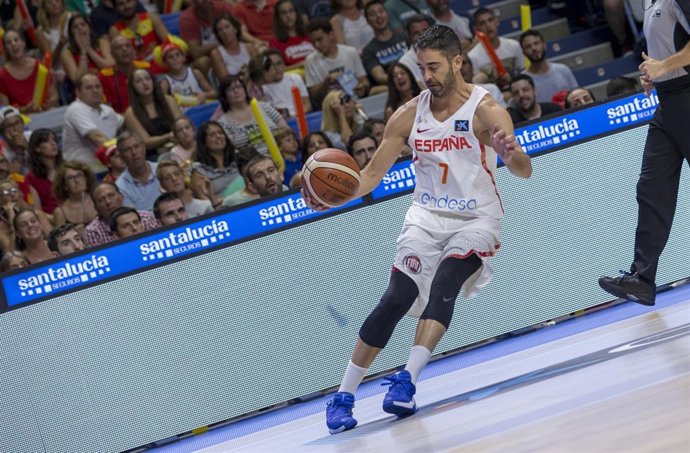 Juan Carlos Navarro con la selección española