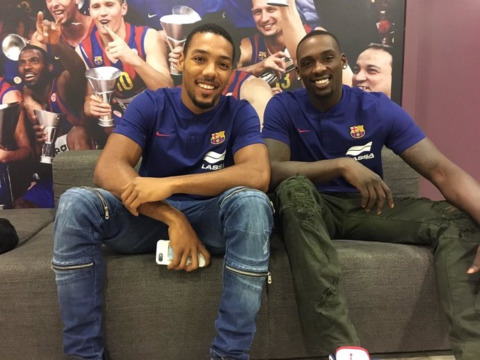 Rakim Sanders y Phil Pressey, presentados en el Barcelona