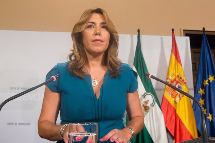 Susana Díaz, hoy ante los medios