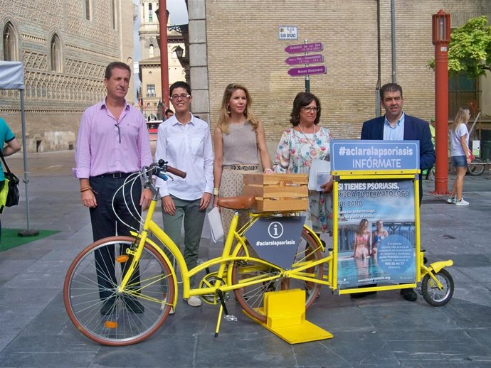 Presentación de 'Aclara la psoriasis' en Zaragoza