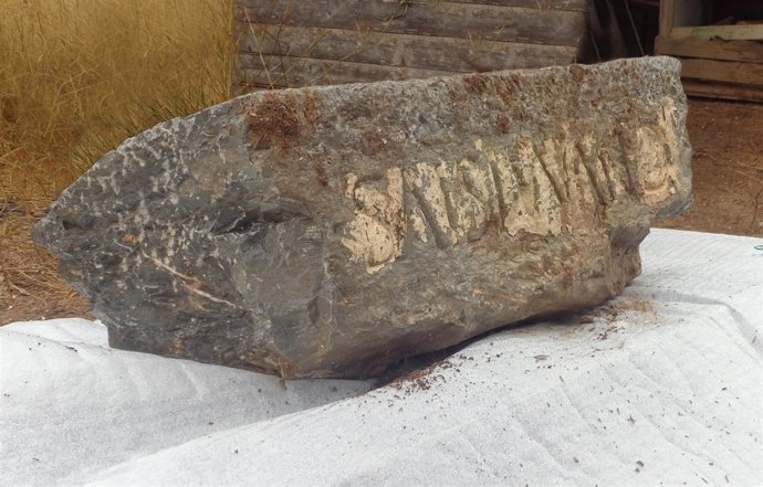 Imagen de la pieza romana recuperada