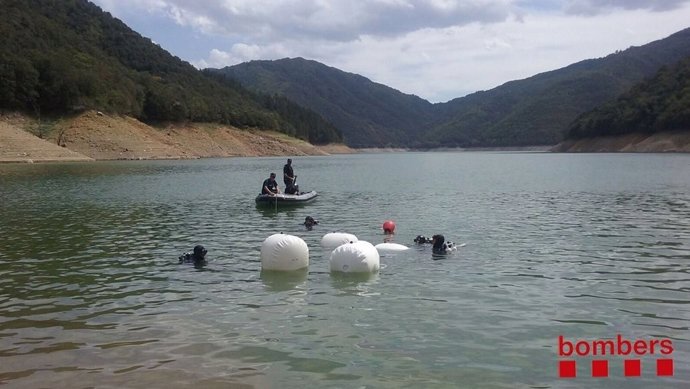 Búsqueda de dos jóvenes en el pantano de Susqueda