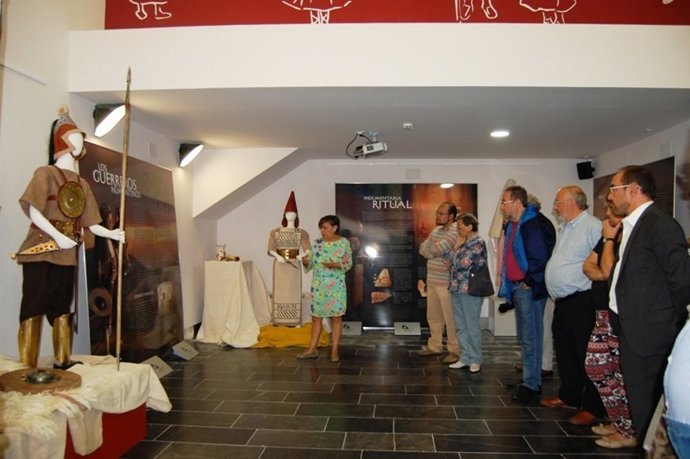 Soria.- Un momento de la inauguración de la muestra