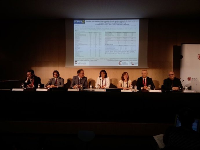 Roda de premsa de l'ESC, amb X.Gª-Moll, J.Banyeres, J.Comín-Clotet i J.R.Glez. 