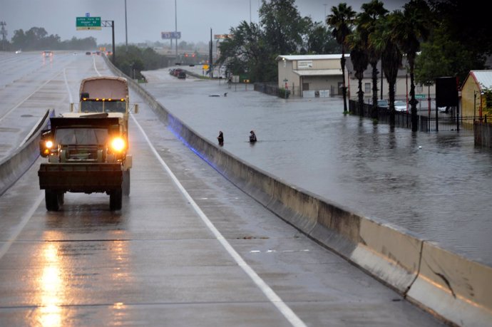 Daños causados por 'Harvey' en Houston