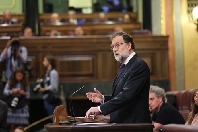 Compadecencia de Rajoy en el Congreso.