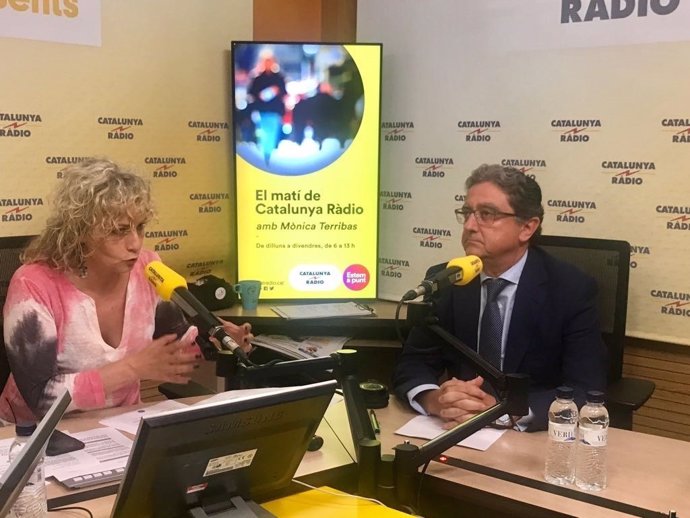 El delegado del Gobierno en Catalunya, Enric Millo, en Catalunya Ràdio