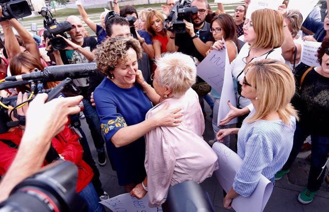 Francisca Granados llega a los juzgados de Granada