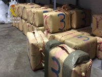 La Guardia Civil impide el desembarco de 1.530 kilos de hachís en Gran Canaria y detiene a siete implicados