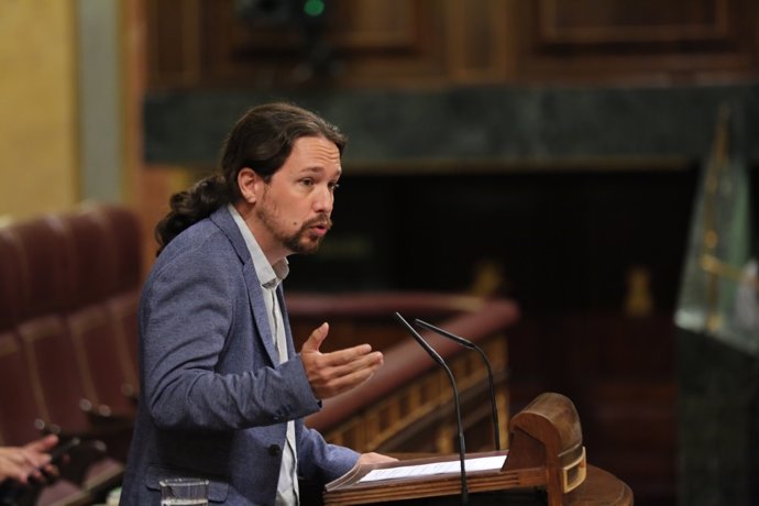 Pablo Iglesias en el Congreso.