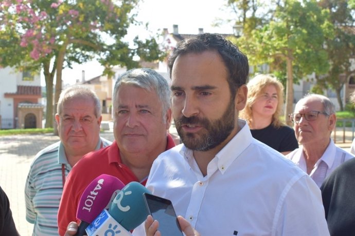 El portavoz del PSOE en el Ayuntamiento de Málaga, Daniel Pérez 