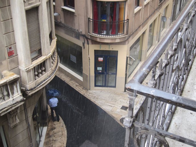 Lluvia, tormenta, Murcia